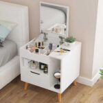 Side Table Makeup Vanity